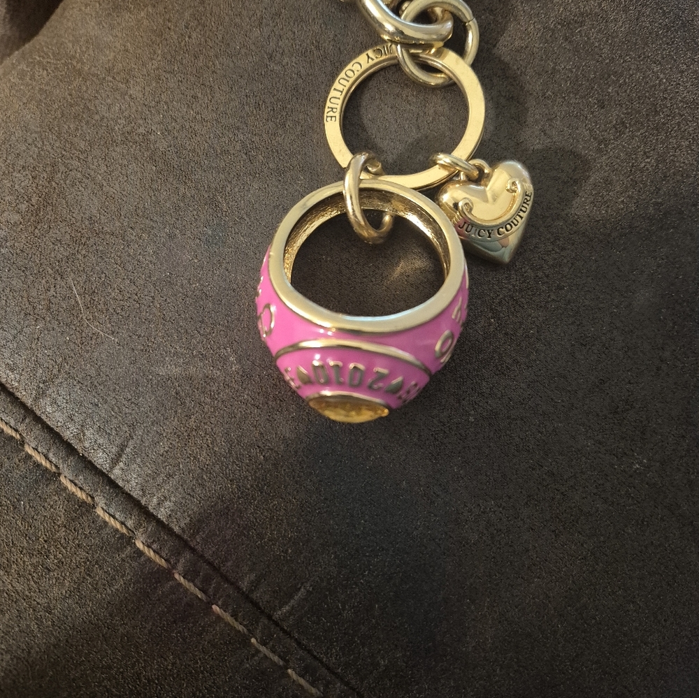 Juicy Couture Vintage Class Ring Bag Charm 2010